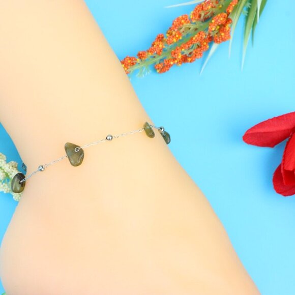 Elegant Handmade Anklet – Perfect for Women & Girls | Ideal Gift Option, DYC1703 - Picture 4 of 6